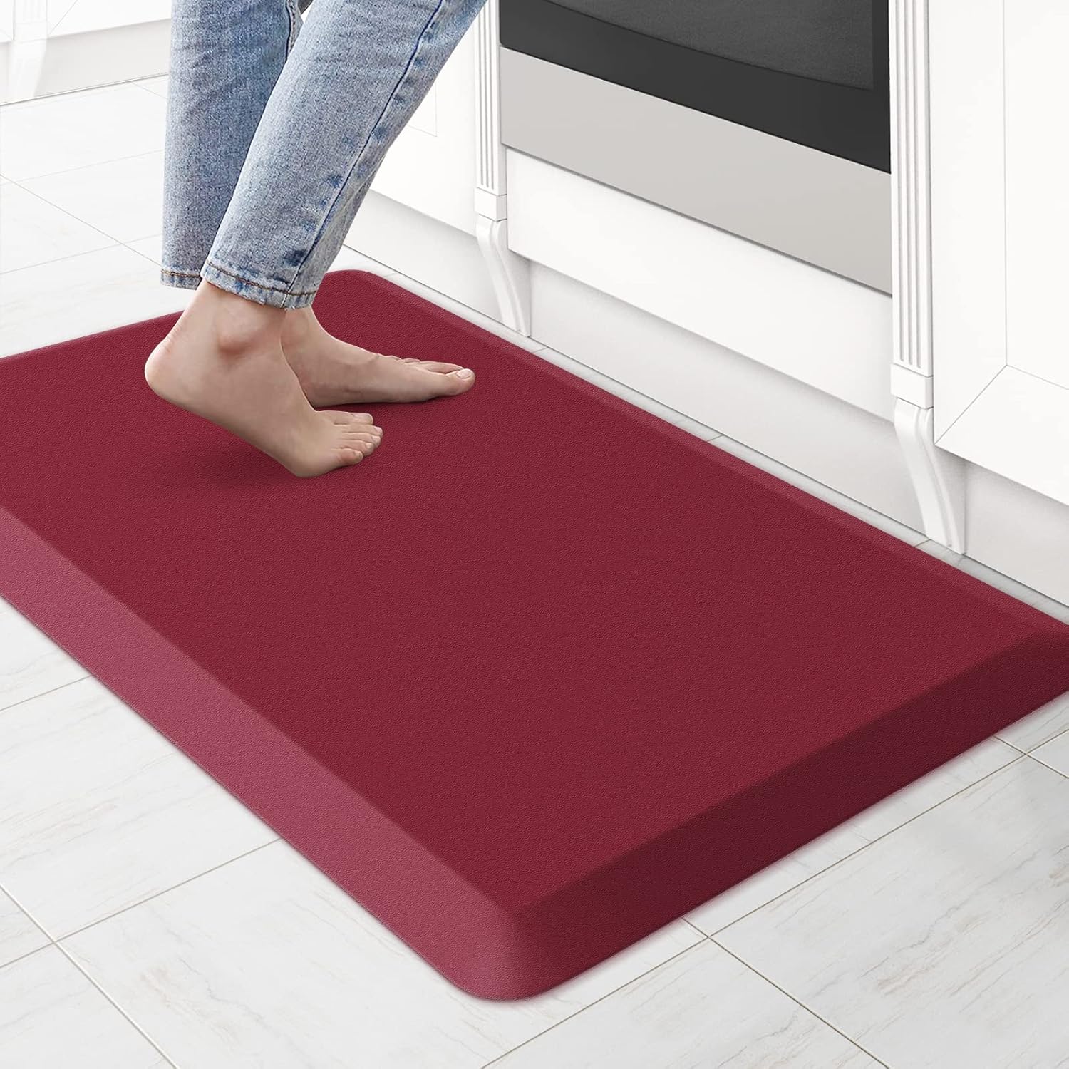 KitchenClouds Kitchen Mat Cushioned Anti Fatigue Rug 17.3