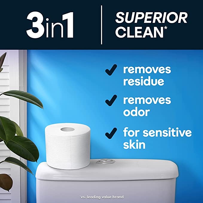 Ultra Clean Toilet Paper 48 Family Mega Rolls(Clearance Sale Only $2.99! Fast Shipping!)