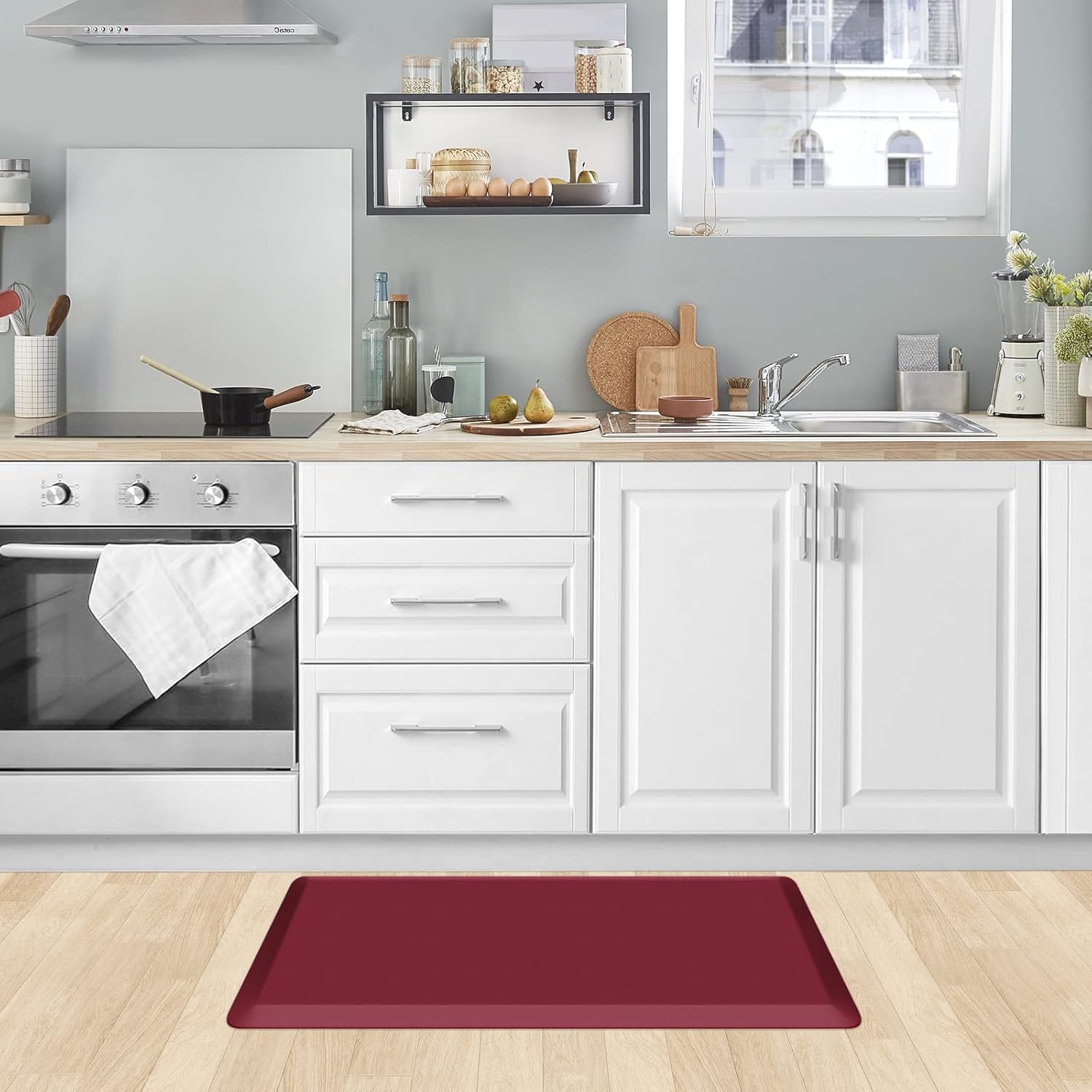 KitchenClouds Kitchen Mat Cushioned Anti Fatigue Rug 17.3