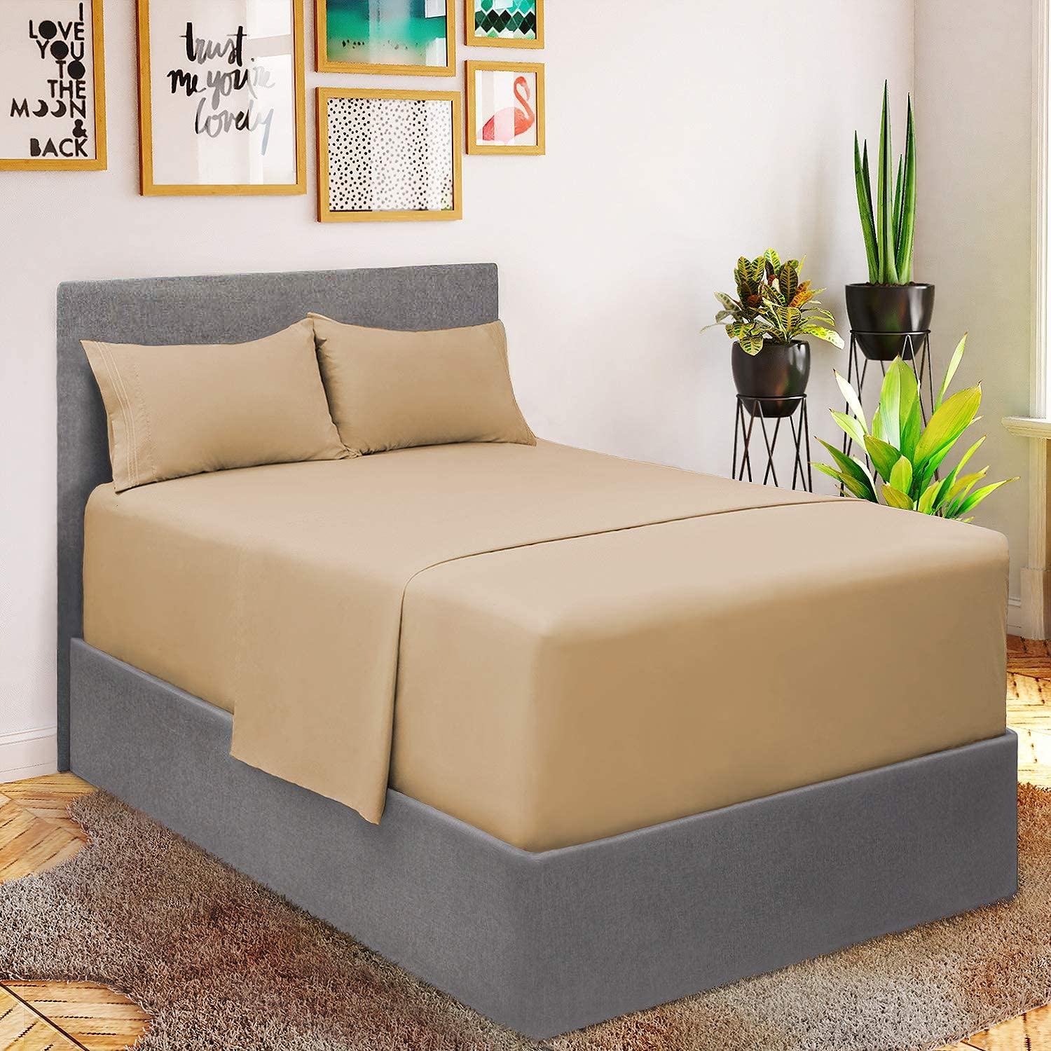 Queen Sheet Sett- 4 Piece