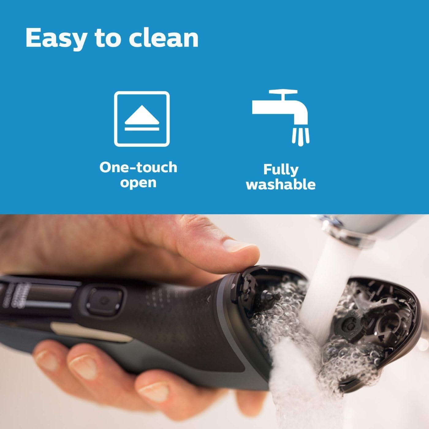 Philips Norelco Shaver 2400, Rechargeable Cordless Electric Shaver with Pop-Up Trimmer, X3001/90