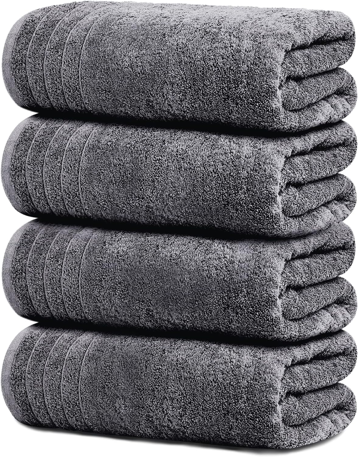 Tens Towels Extra Large Bath Towels 30 x 60 Inches, 100% Cotton, Larger & Lighter, Quicker to Dry, Lighter Weight, Super Soft and Absorbent, Perfect Bathroom Towels