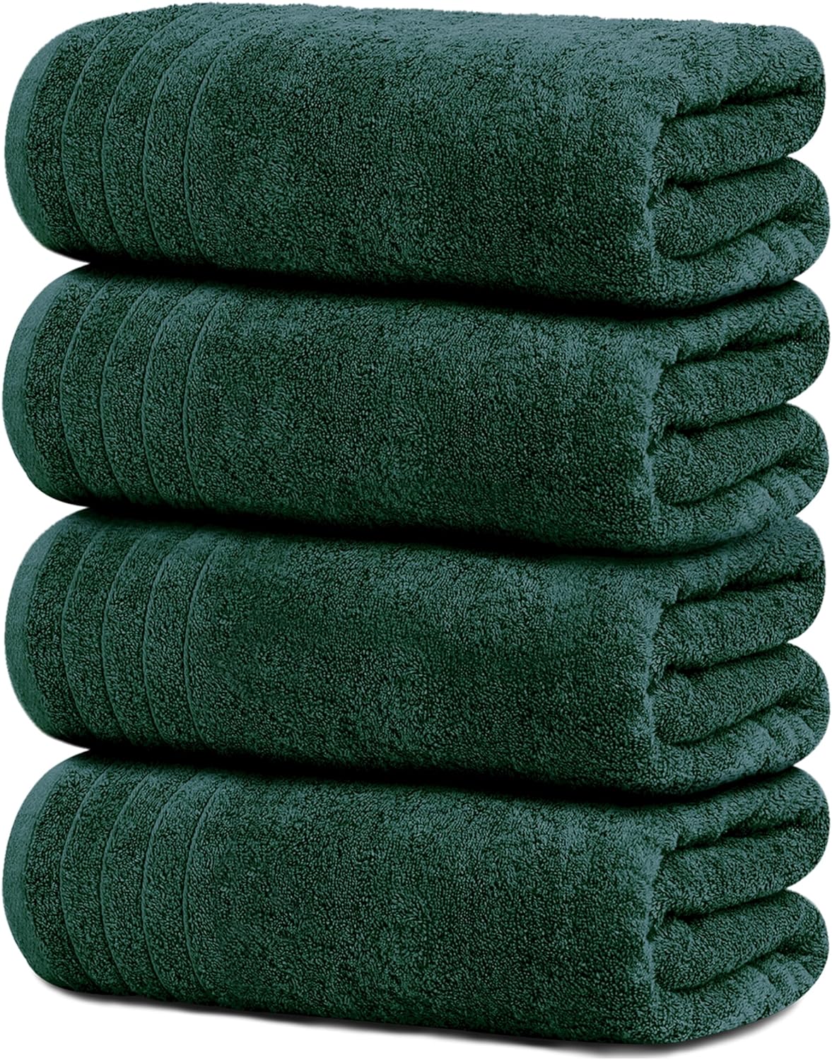 Tens Towels Extra Large Bath Towels 30 x 60 Inches, 100% Cotton, Larger & Lighter, Quicker to Dry, Lighter Weight, Super Soft and Absorbent, Perfect Bathroom Towels