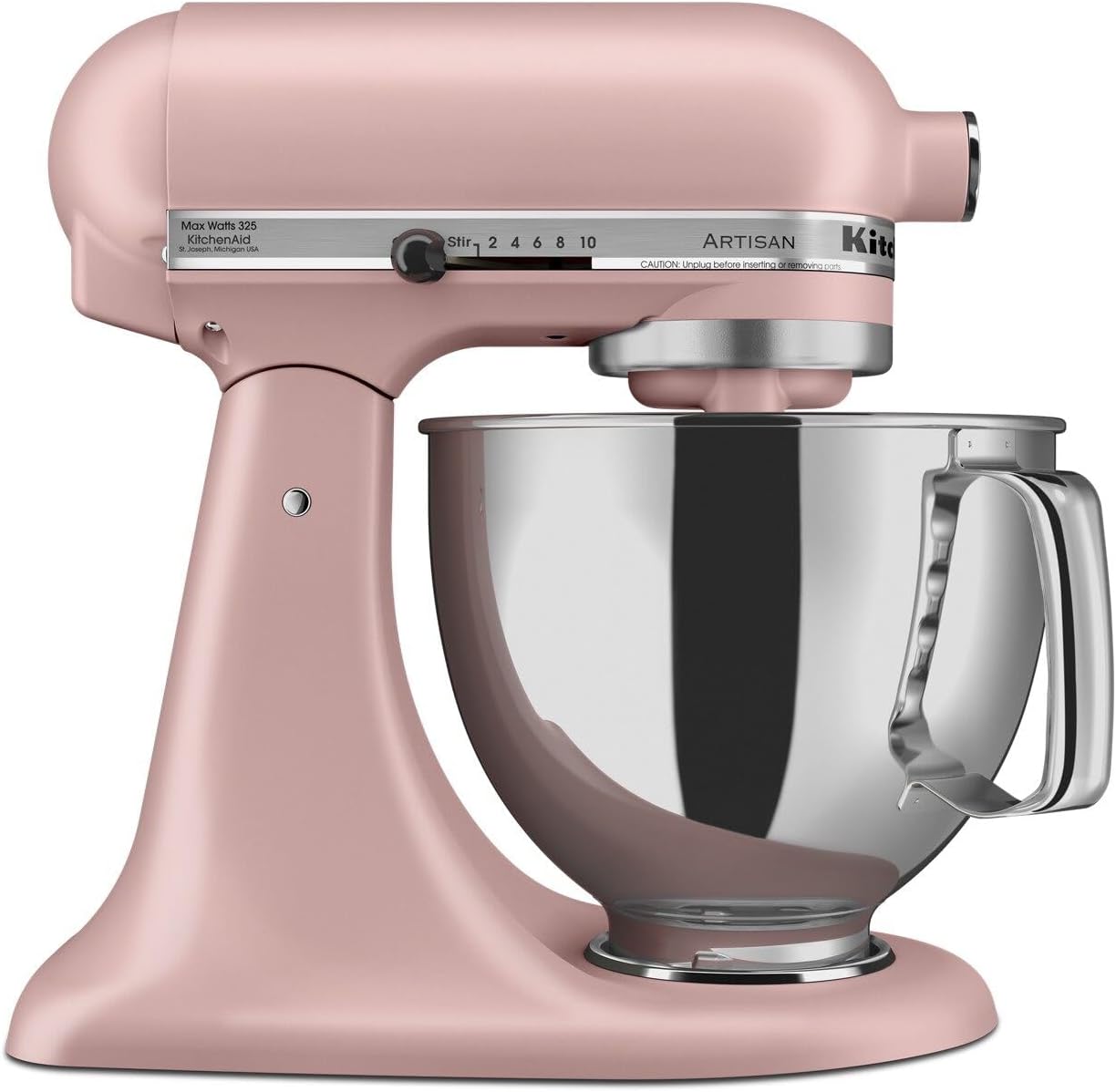 KitchenAid Artisan Series 5 Quart Tilt Head Stand Mixer with Pouring Shield KSM150PS, Removable bowl, Aqua Sky