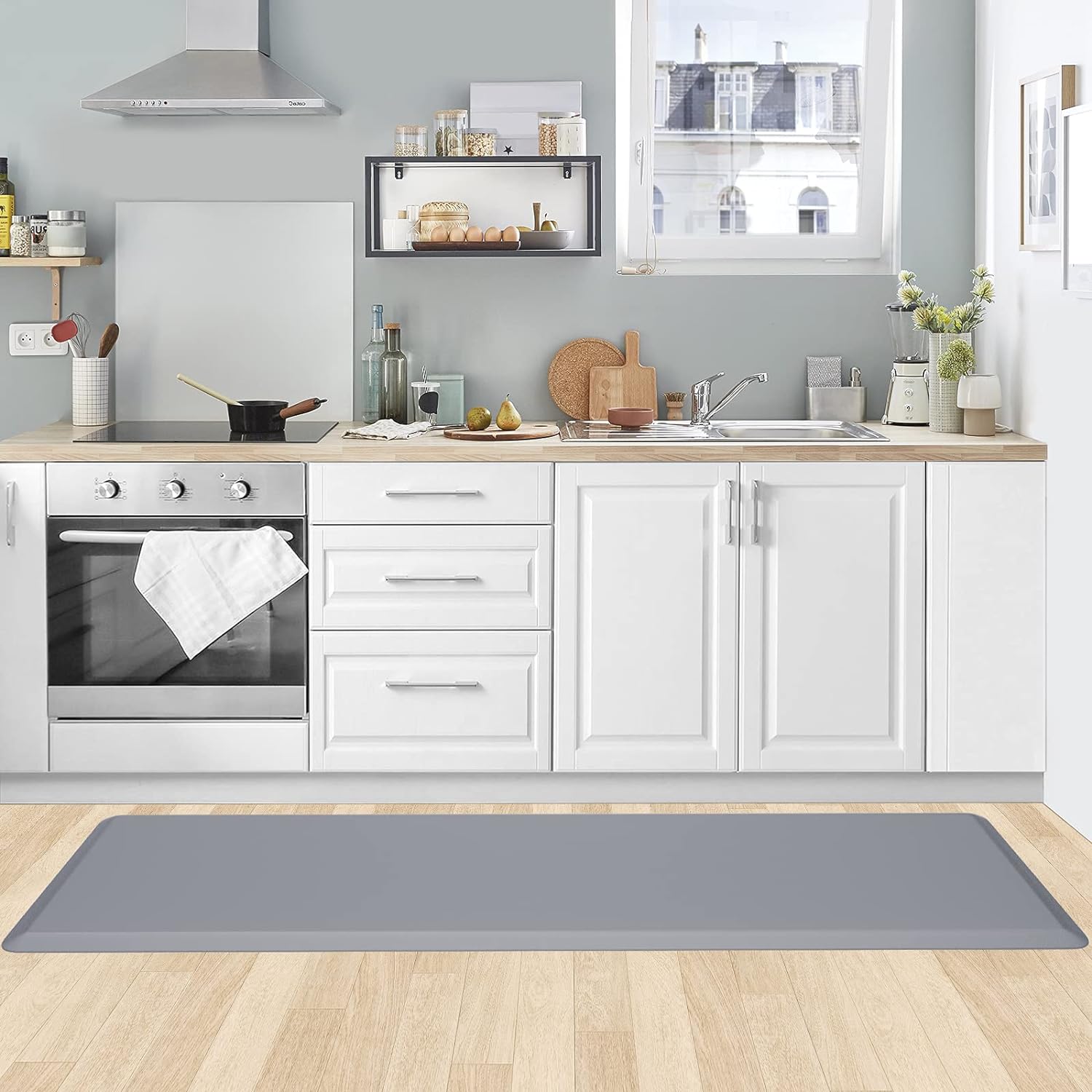 KitchenClouds Kitchen Mat Cushioned Anti Fatigue Rug 17.3