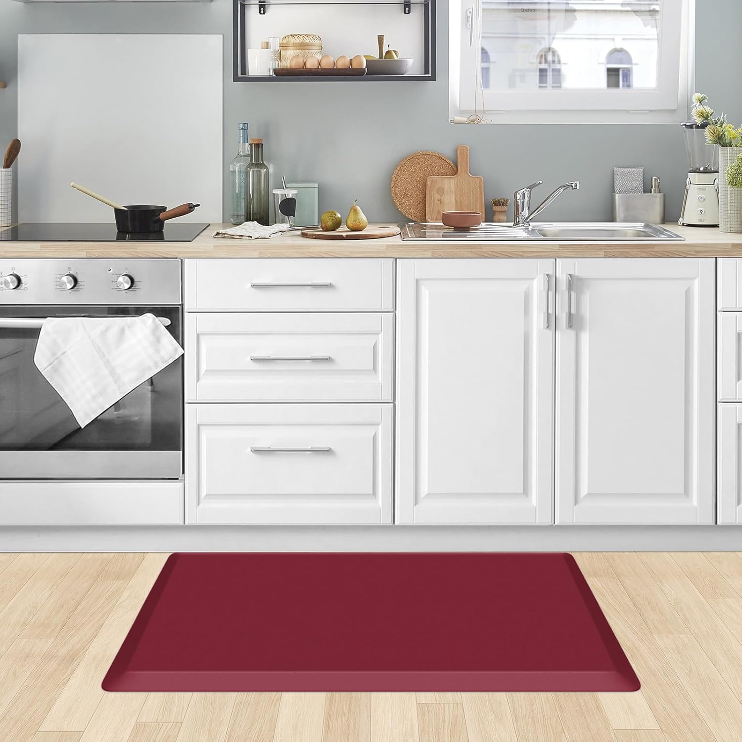 KitchenClouds Kitchen Mat Cushioned Anti Fatigue Rug 17.3