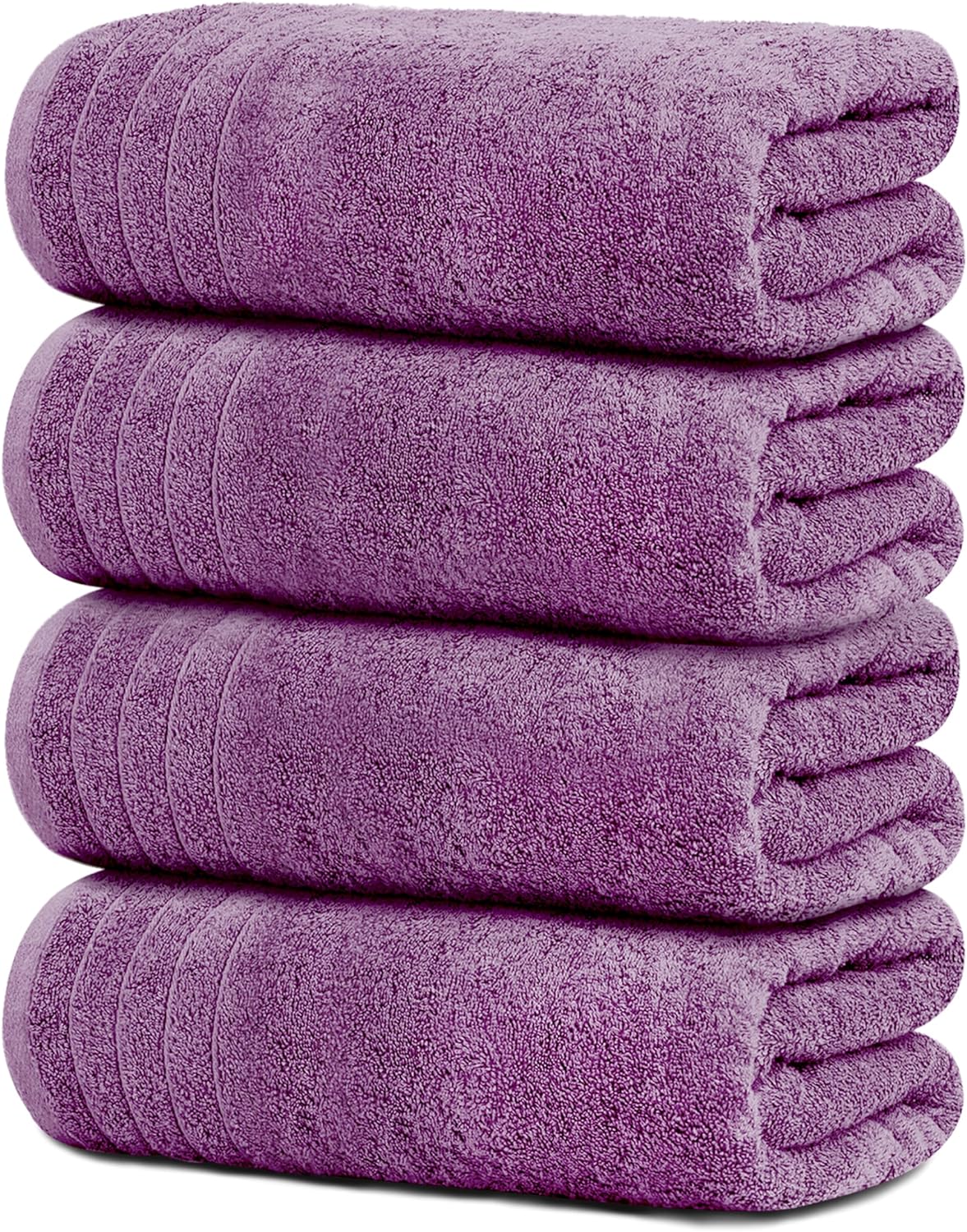 Tens Towels Extra Large Bath Towels 30 x 60 Inches, 100% Cotton, Larger & Lighter, Quicker to Dry, Lighter Weight, Super Soft and Absorbent, Perfect Bathroom Towels