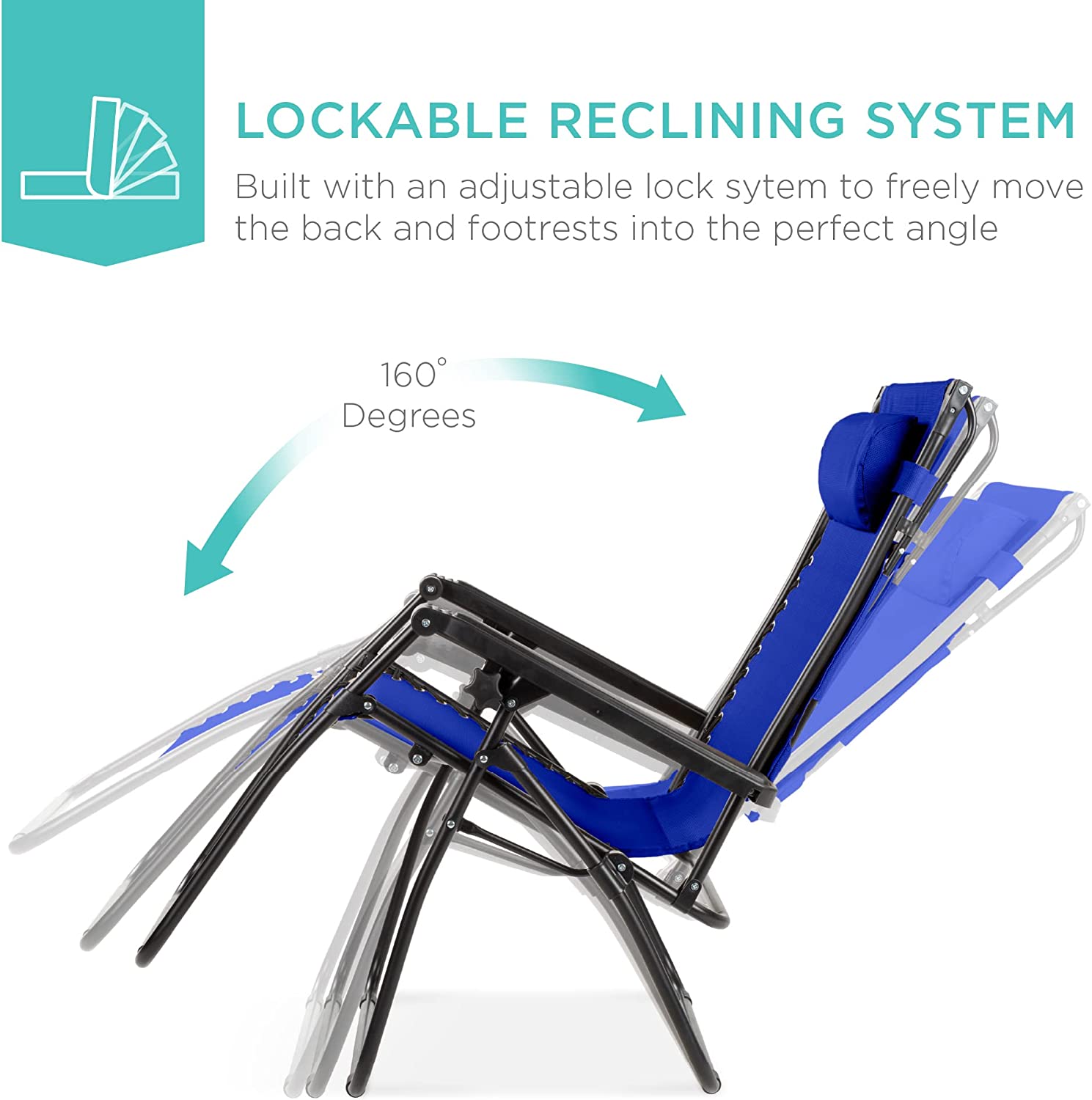 Folding Zero Gravity Outdoor Recliner Patio Lounge Chair w/Adjustable Canopy Shade, Headrest, Side Accessory Tray, Textilene Mesh - Beige