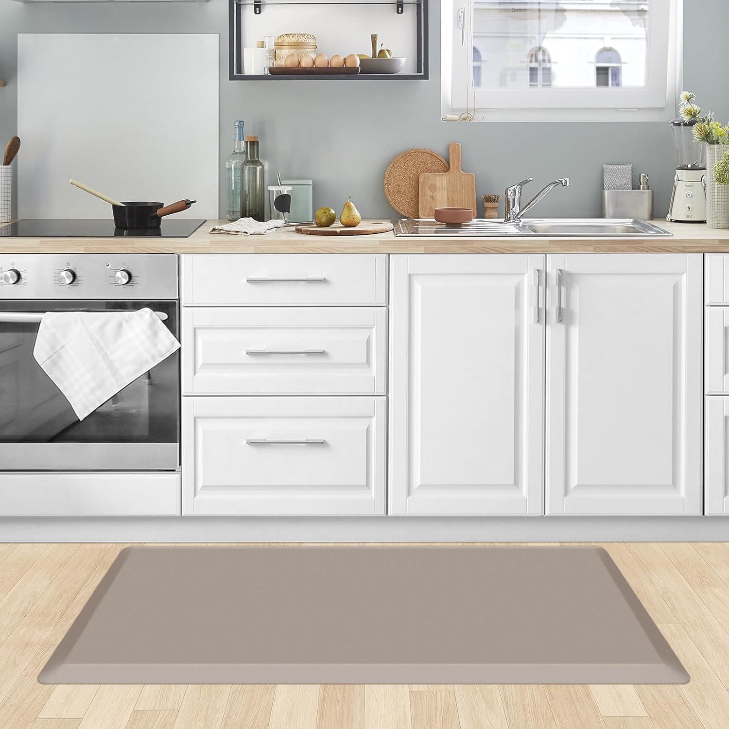 KitchenClouds Kitchen Mat Cushioned Anti Fatigue Rug 17.3