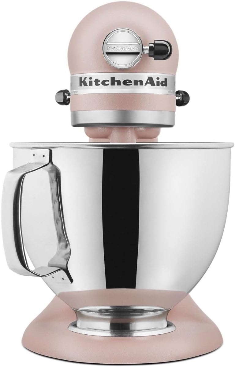 KitchenAid Artisan Series 5 Quart Tilt Head Stand Mixer with Pouring Shield KSM150PS, Removable bowl, Aqua Sky