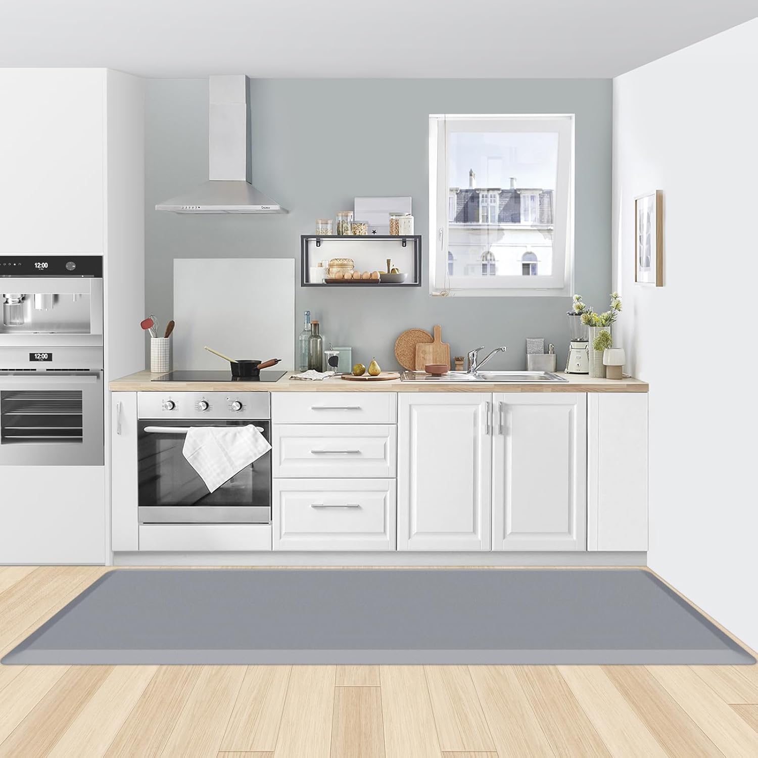 KitchenClouds Kitchen Mat Cushioned Anti Fatigue Rug 17.3