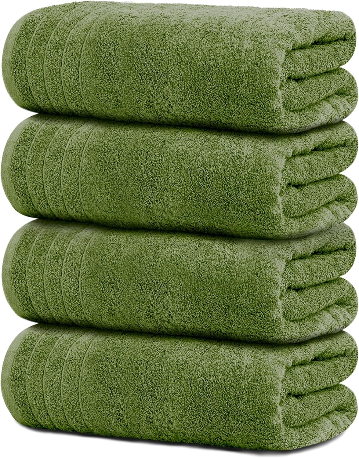 Tens Towels Extra Large Bath Towels 30 x 60 Inches, 100% Cotton, Larger & Lighter, Quicker to Dry, Lighter Weight, Super Soft and Absorbent, Perfect Bathroom Towels