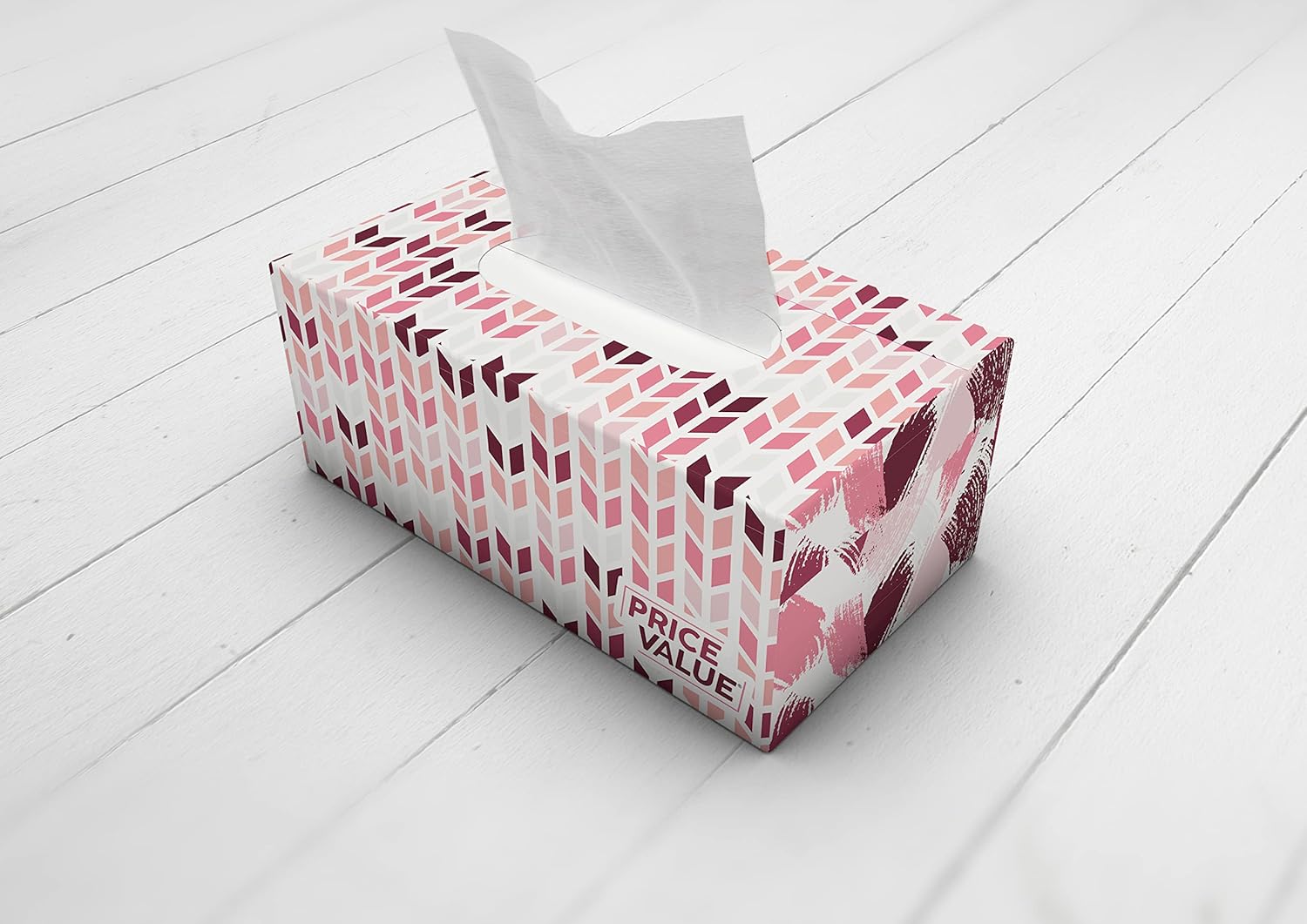 Premium Facial Tissues 230 Sheets Per Box 8 Boxes. Soft Gentle and Durable in A Stylish Box - 1,840 Sheets