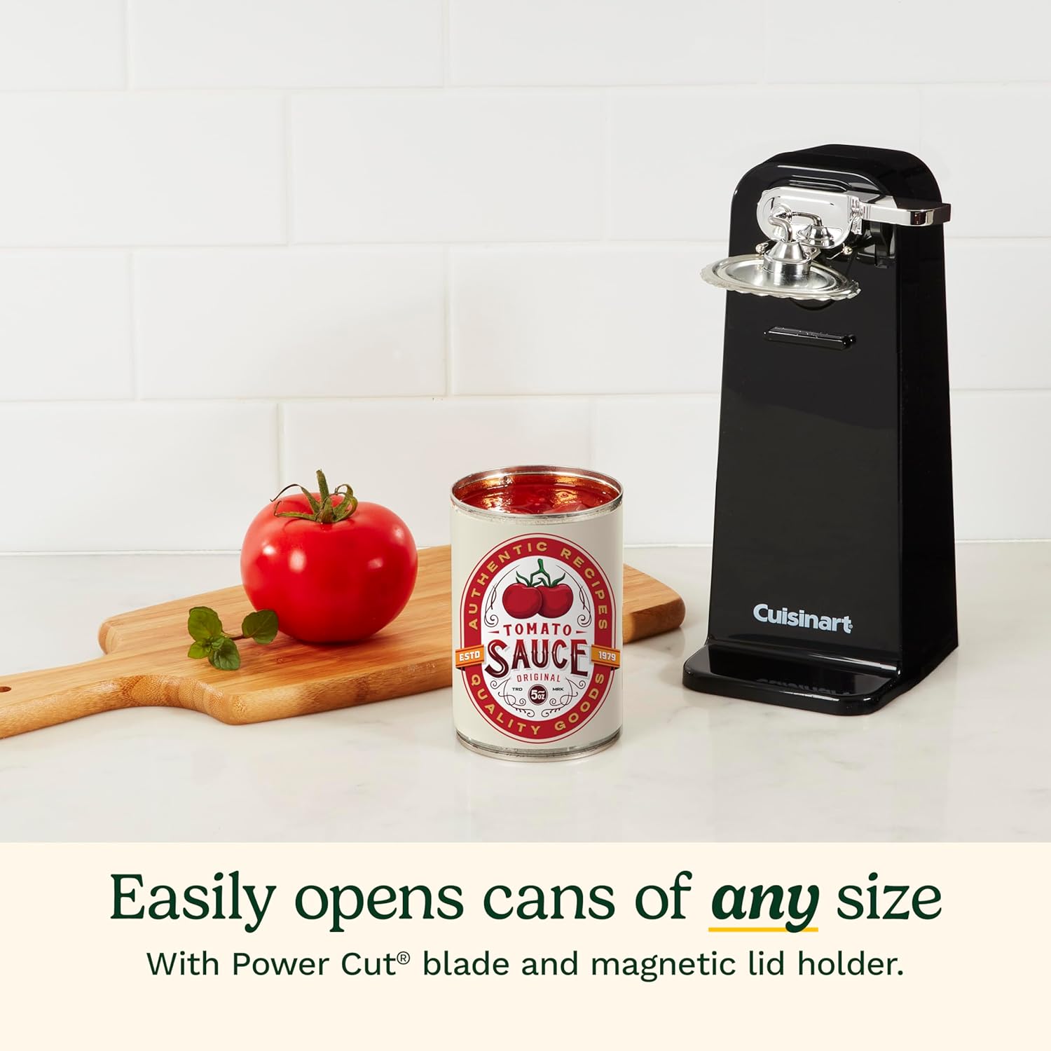 Cuisinart CCO-50BKN Deluxe Electric Can Opener, Black