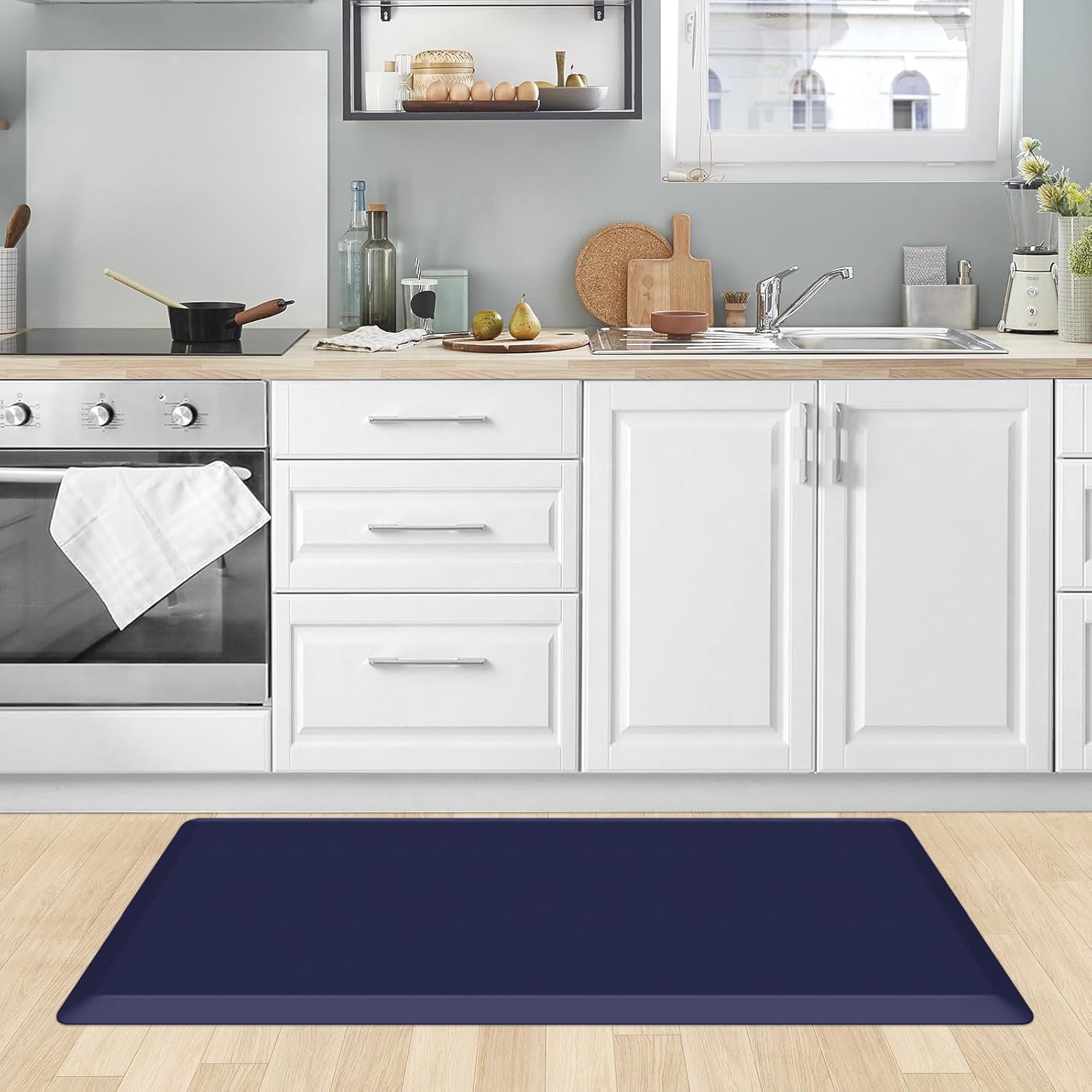 KitchenClouds Kitchen Mat Cushioned Anti Fatigue Rug 17.3
