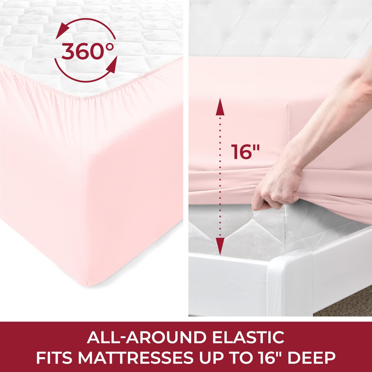 Queen Sheet Sett- 4 Piece