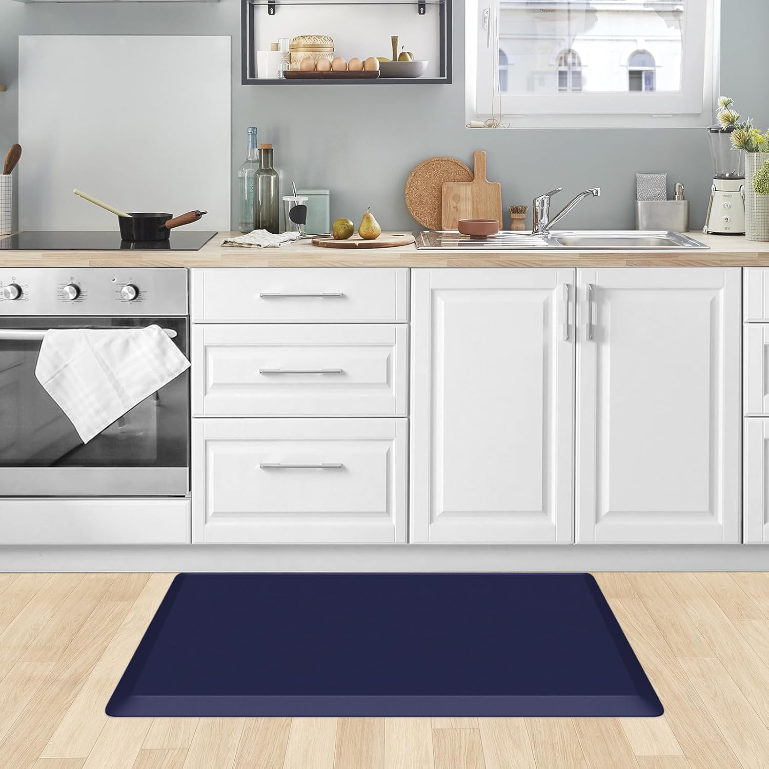 KitchenClouds Kitchen Mat Cushioned Anti Fatigue Rug 17.3