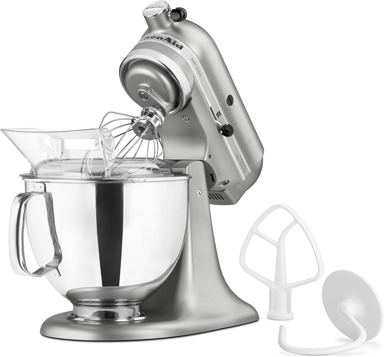 KitchenAid Artisan Series 5 Quart Tilt Head Stand Mixer with Pouring Shield KSM150PS, Removable bowl, Aqua Sky
