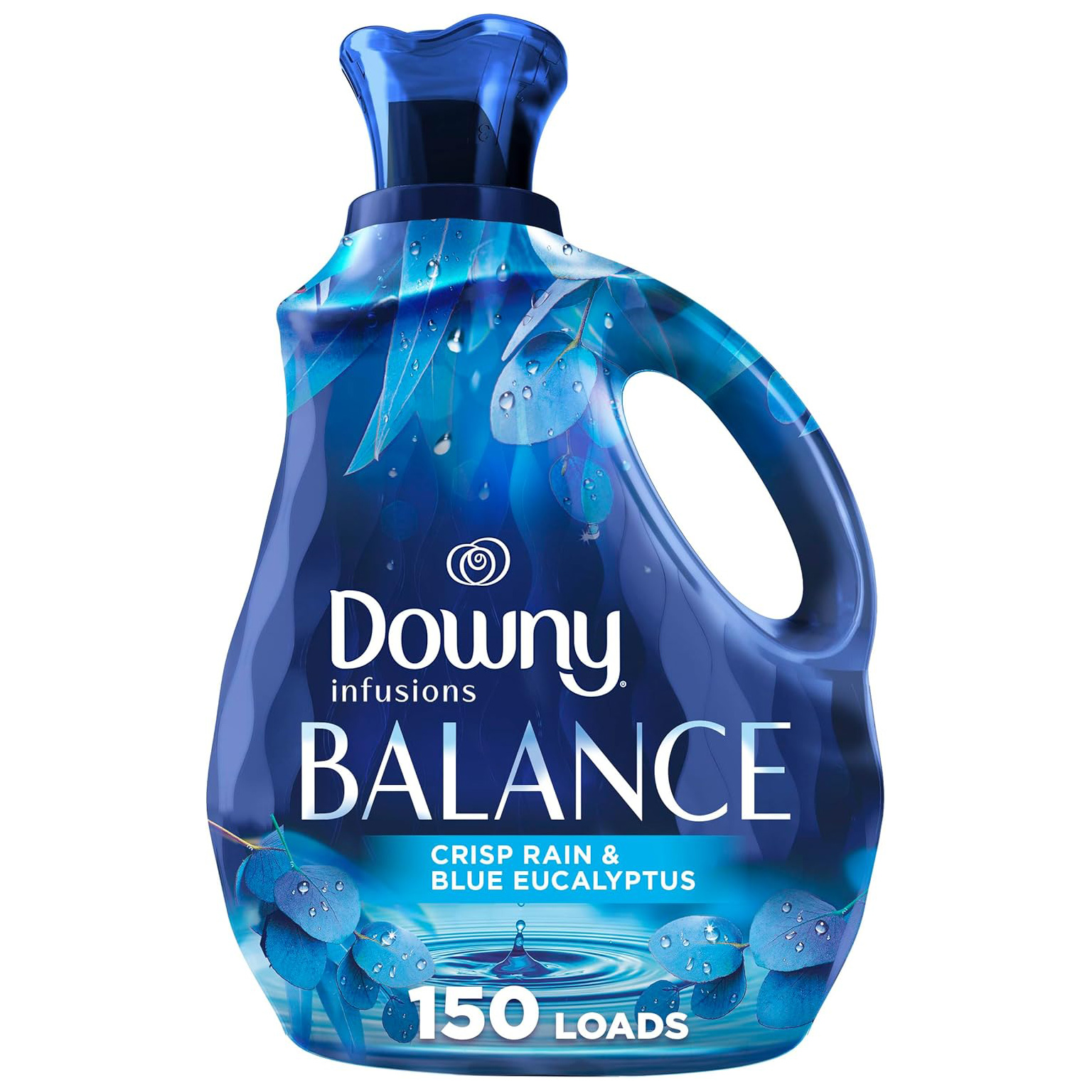 Downy Infusions Laundry Fabric Softener Liquid, CALM, Lavender and Vanilla Bean Scent, 56 fl oz (Pack of 2)
