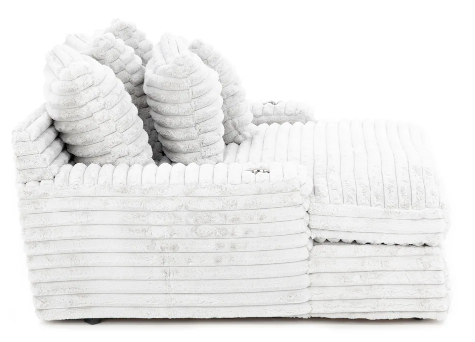 Winter Sale - Chaise Lounge With Dual Cupholders And Charging Ports