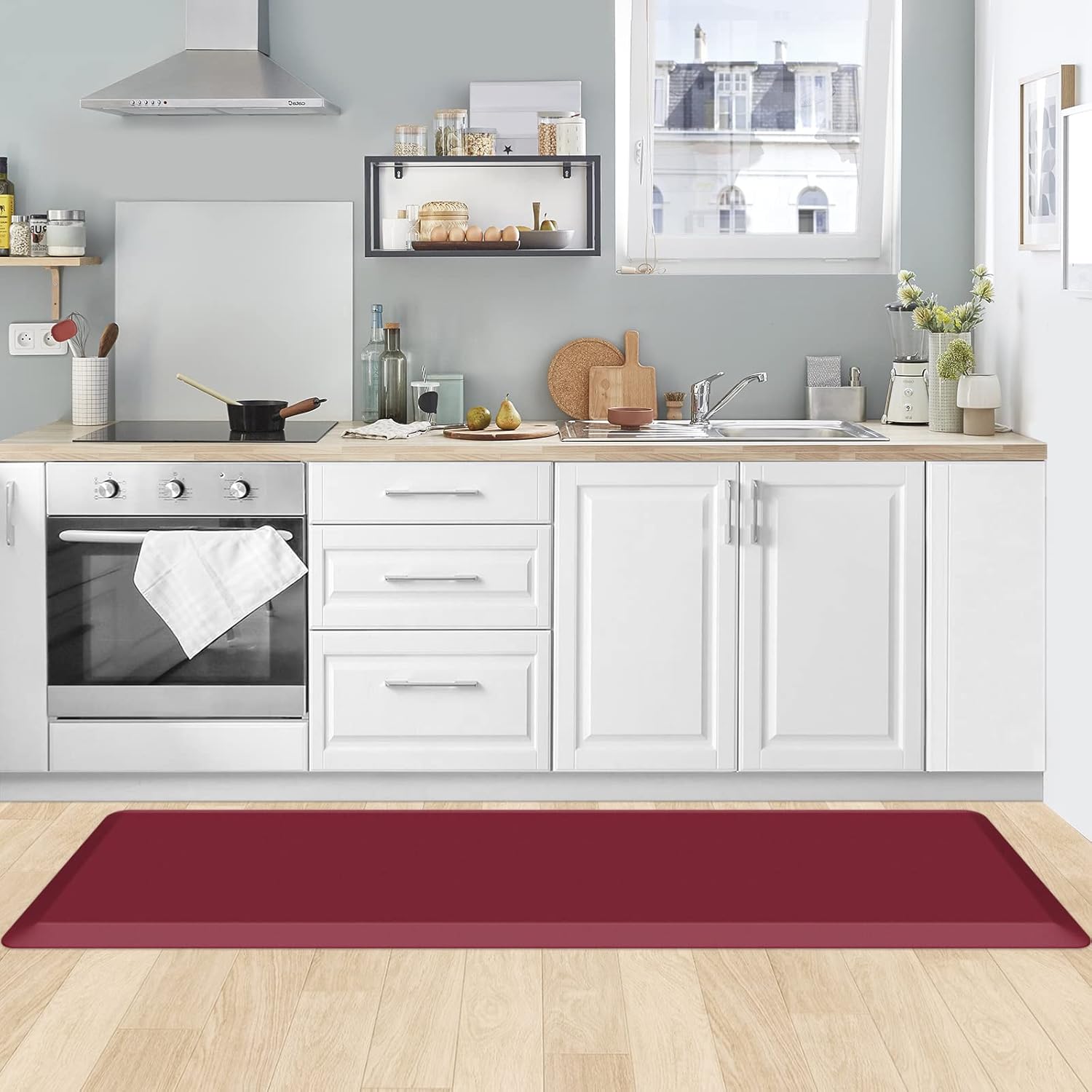 KitchenClouds Kitchen Mat Cushioned Anti Fatigue Rug 17.3