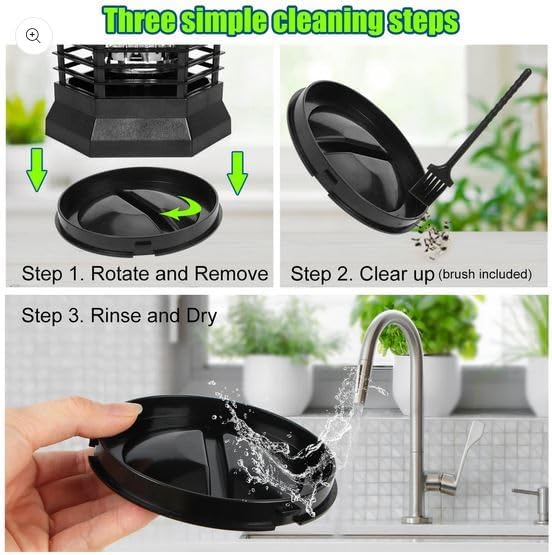 GOOTOP Bug Zapper Outdoor, Mosquito Zapper Outdoor, Electric Fly Zapper,Fly Traps, Mosquito Killer, 3 Prong Plug,Flying Insects Zapper Outdoor 90-130V, ABS Plastic Outer (Black)