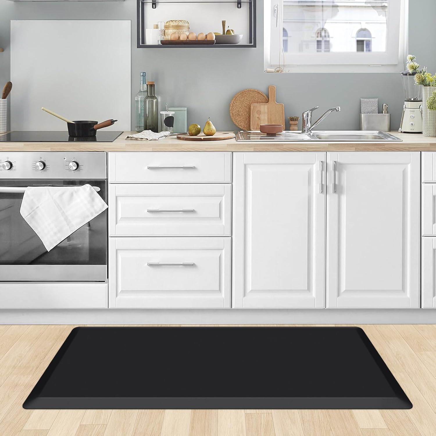 KitchenClouds Kitchen Mat Cushioned Anti Fatigue Rug 17.3
