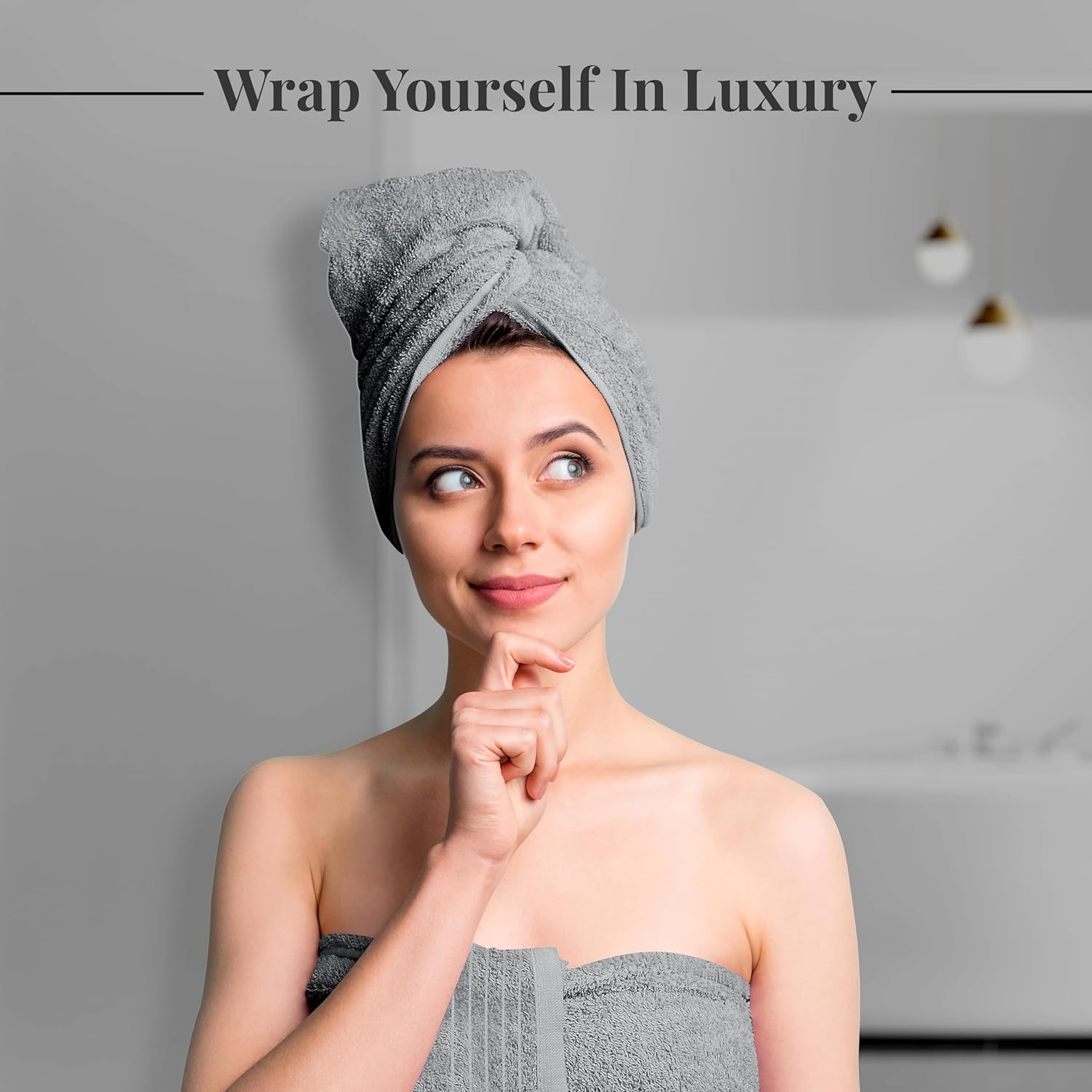 Tens Towels Extra Large Bath Towels 30 x 60 Inches, 100% Cotton, Larger & Lighter, Quicker to Dry, Lighter Weight, Super Soft and Absorbent, Perfect Bathroom Towels