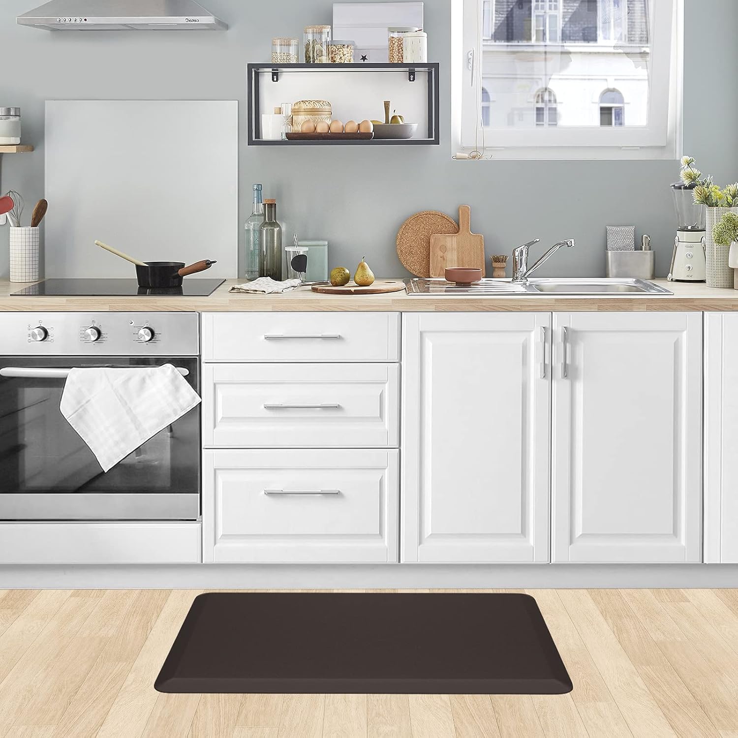 KitchenClouds Kitchen Mat Cushioned Anti Fatigue Rug 17.3