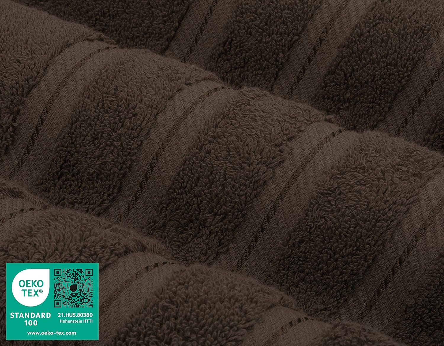 American Soft Linen Luxury 6 Piece Towel Set, 2 Bath Towels 2 Hand Towels 2 Washcloths, 100% Cotton Turkish Towels for Bathroom, Light Grey Towel Sets