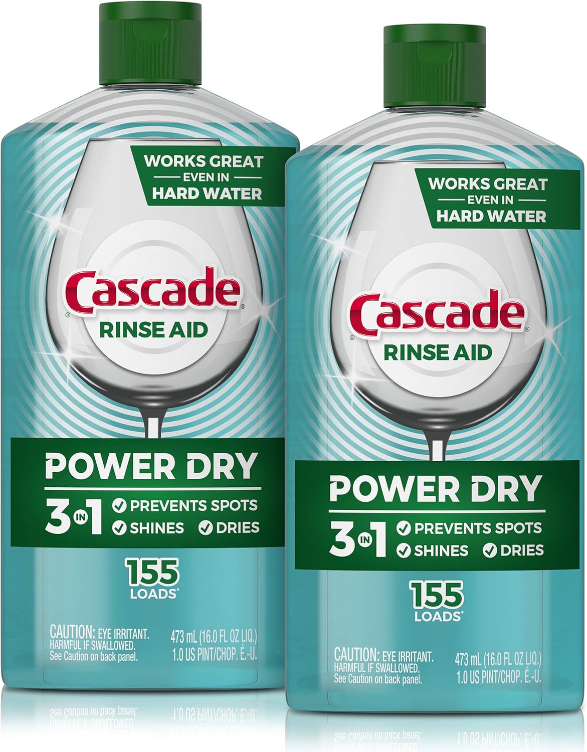 Cascade Power Dry Dishwasher Rinse Aid, 16 fl oz