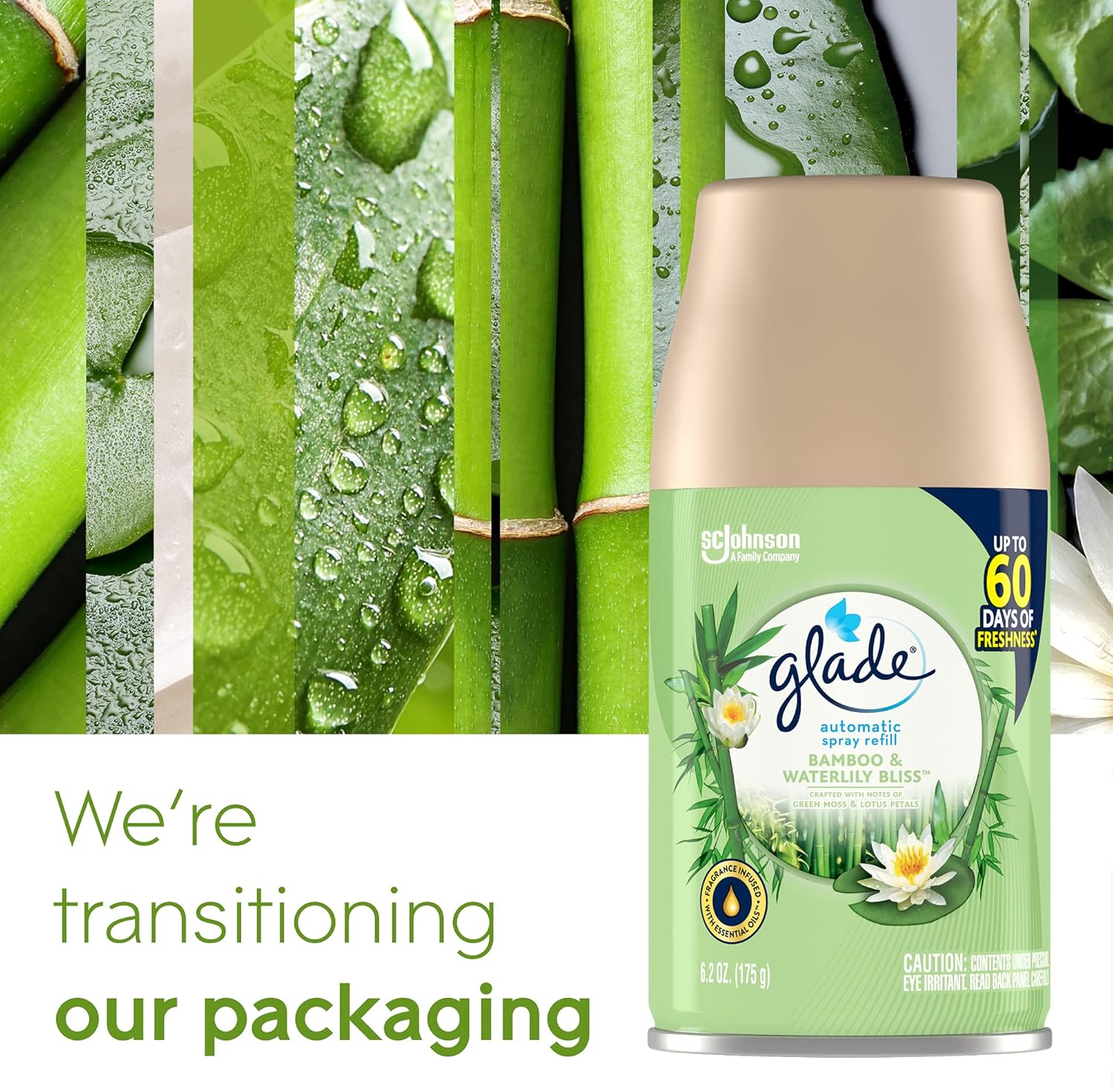 Glade Automatic Spray Air Freshener Refill, Scented Air Freshener for Home and Bathroom, Clean Linen, 6.2 Oz, 3 Count