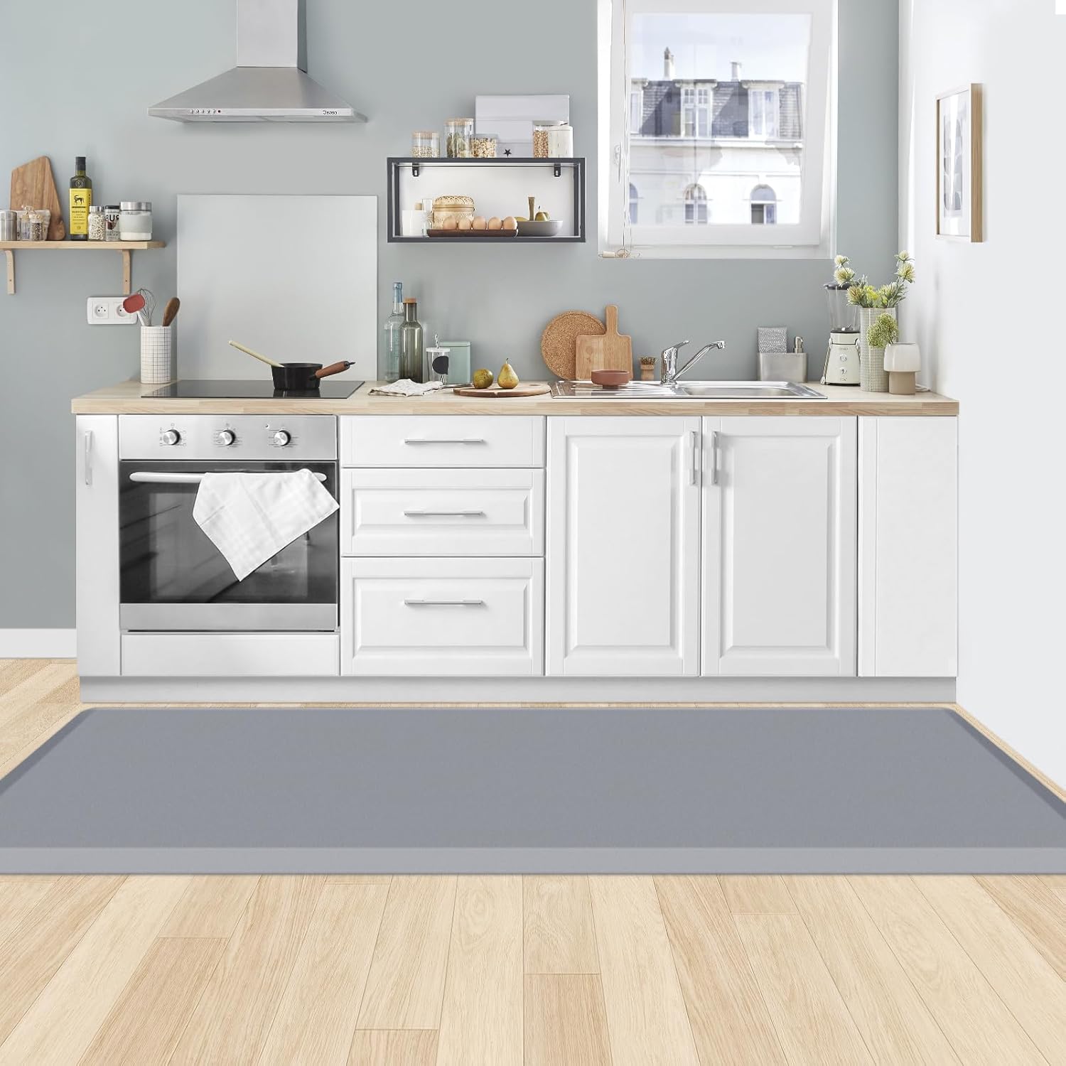 KitchenClouds Kitchen Mat Cushioned Anti Fatigue Rug 17.3