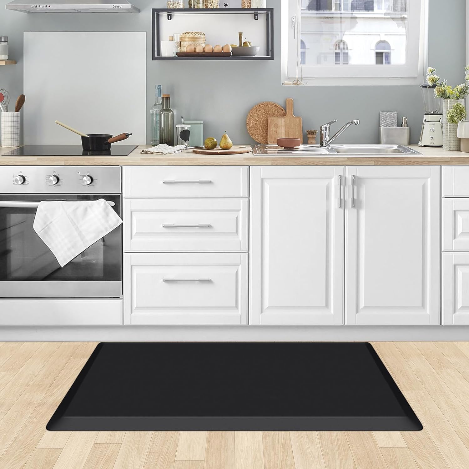 KitchenClouds Kitchen Mat Cushioned Anti Fatigue Rug 17.3