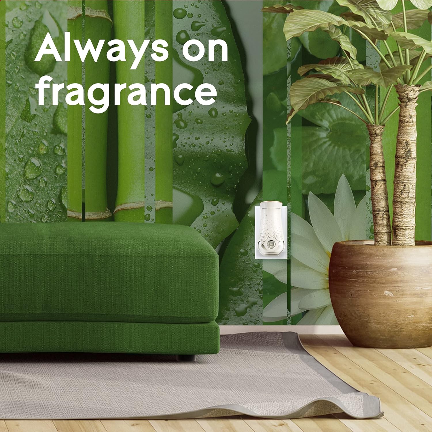 Glade PlugIns Air Freshener Starter Kit, Scented and Essential Oils for Home and Bathroom, Clean Linen, 4.02 Fl Oz, 2 Warmers and 6 Refills