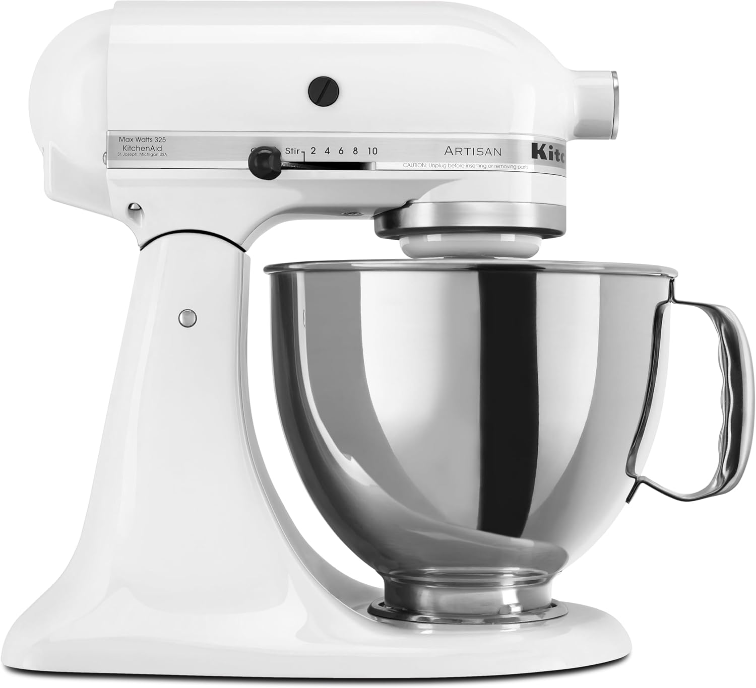 KitchenAid Artisan Series 5 Quart Tilt Head Stand Mixer with Pouring Shield KSM150PS, Removable bowl, Aqua Sky