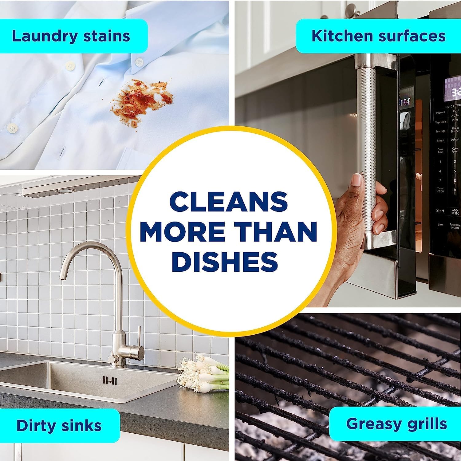 Dawn Powerwash Spray Starter Kit, Platinum Dish Soap, Fresh Scent, 1 Starter Kit + 1 Dawn Powerwash Refill, 16 fl oz each (Pack of 2)