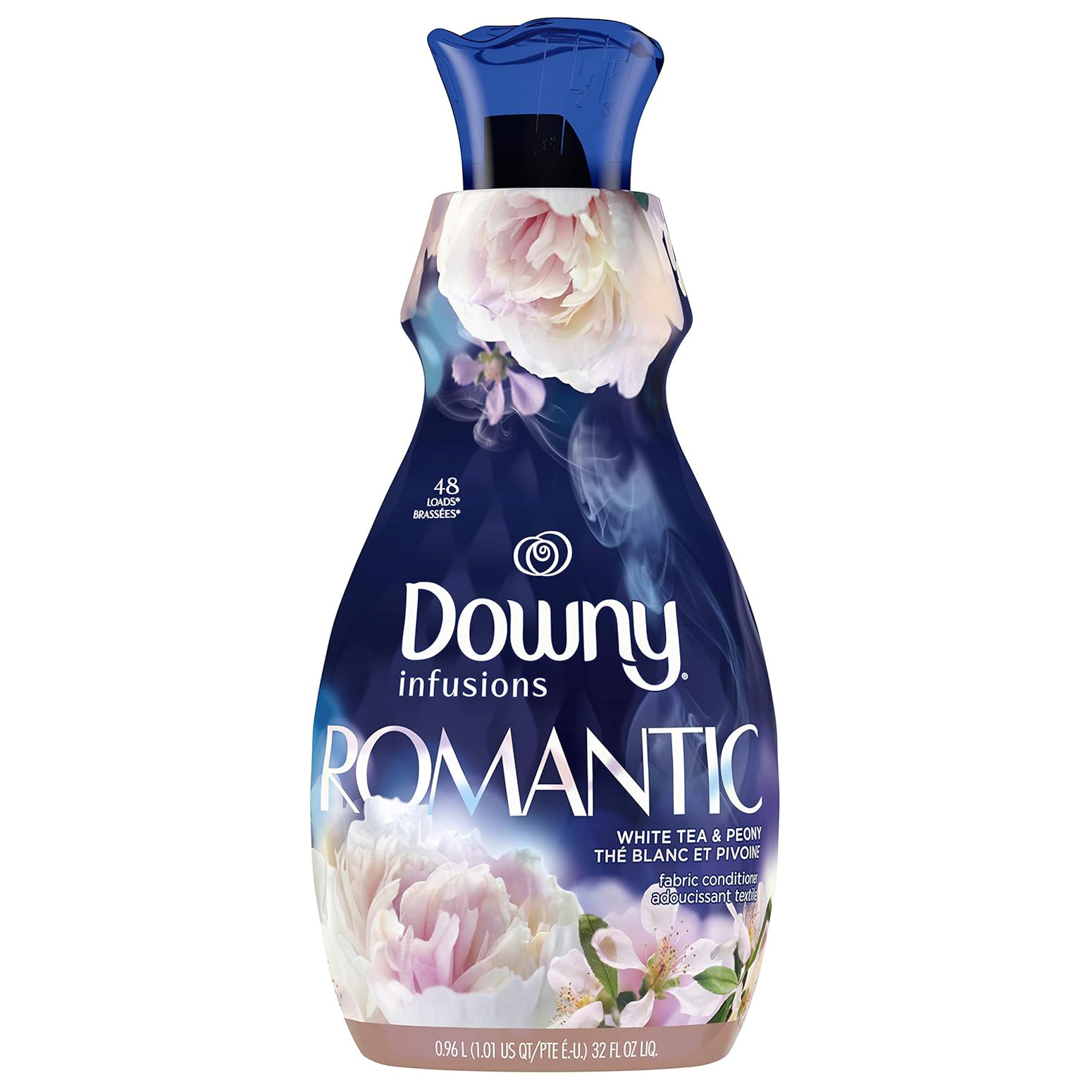 Downy Infusions Laundry Fabric Softener Liquid, CALM, Lavender and Vanilla Bean Scent, 56 fl oz (Pack of 2)