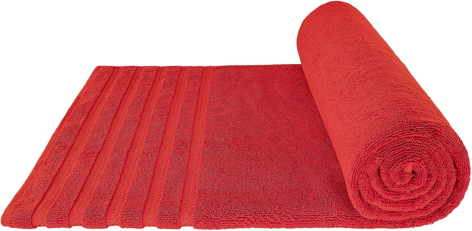 American Soft Linen Luxury 6 Piece Towel Set, 2 Bath Towels 2 Hand Towels 2 Washcloths, 100% Cotton Turkish Towels for Bathroom, Light Grey Towel Sets