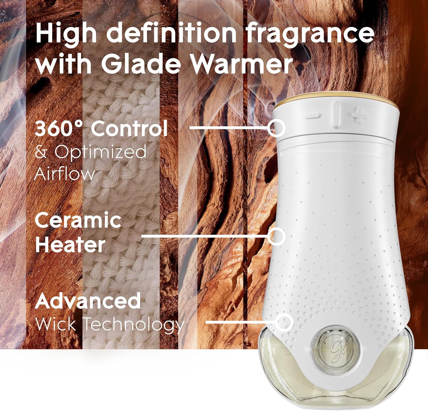Glade PlugIns Refills Air Freshener, Scented and Essential Oils for Home and Bathroom, Apple Cinnamon, 3.35 Fl Oz, 5 Count