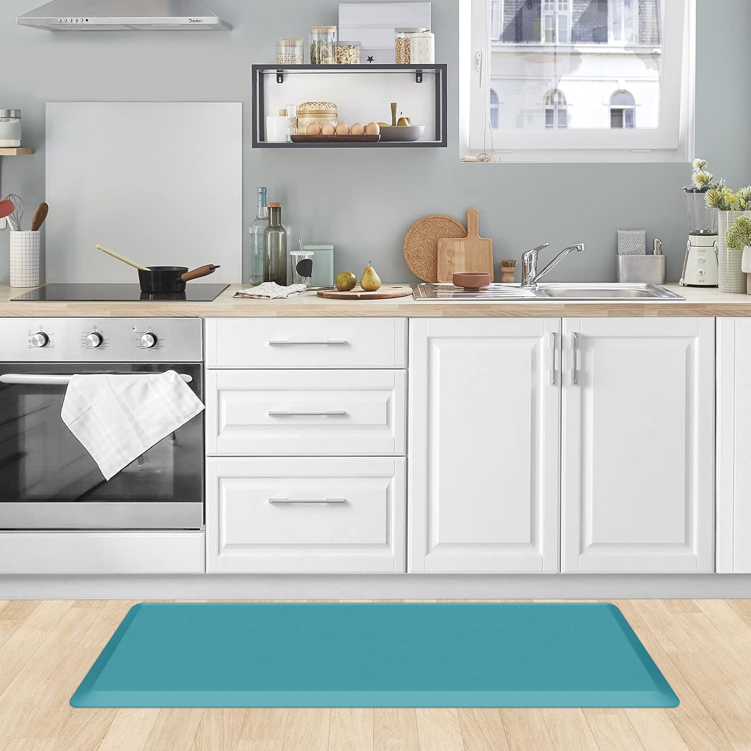 KitchenClouds Kitchen Mat Cushioned Anti Fatigue Rug 17.3