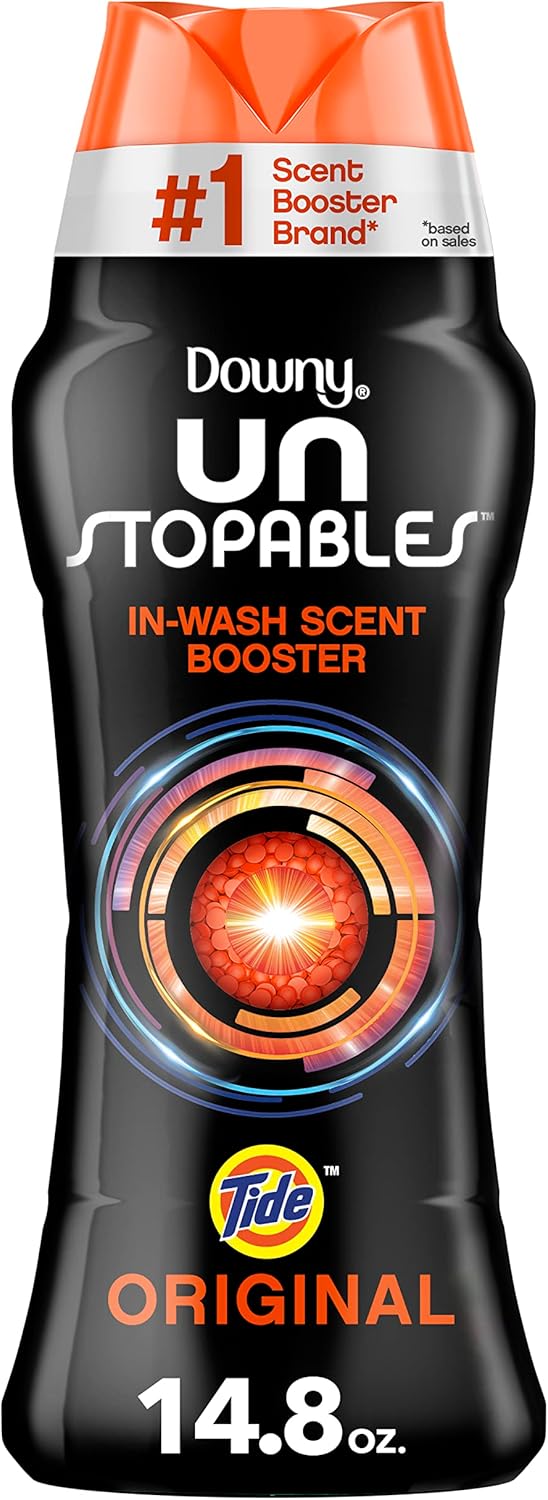 Downy Unstopables In Wash Scent Booster Beads, Fresh Scent, 24 oz, Downy Scent Booster Beads, Unstoppable Laundry Beads, Odor Protection