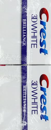 Crest 3D White Advanced Luminous Mint Teeth Whitening Toothpaste, 3.7 oz Pack of 4 - Helps Remove Surface Stains, Whitens Teeth, Strengthens Tooth Enamel, Protects Against Cavities