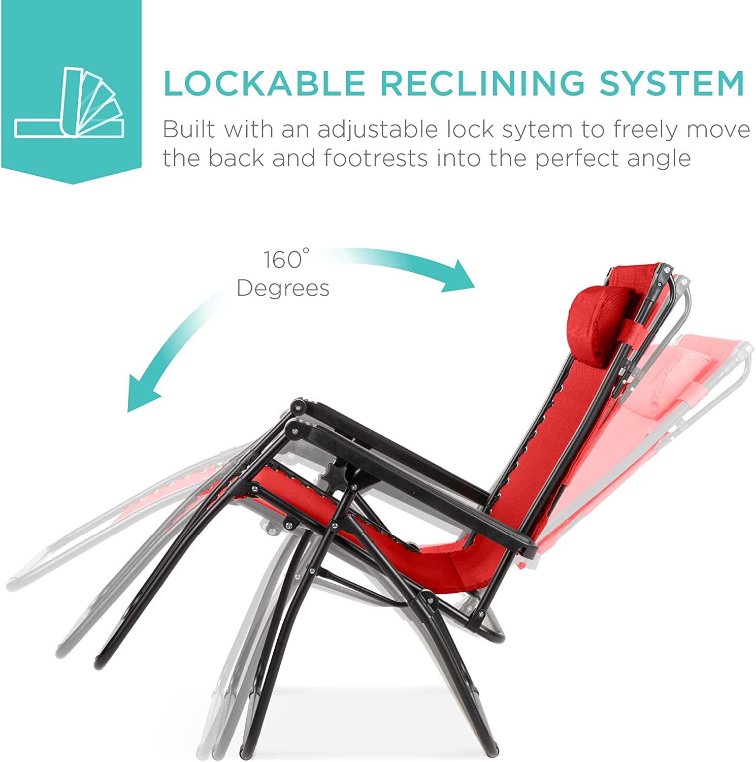 Folding Zero Gravity Outdoor Recliner Patio Lounge Chair w/Adjustable Canopy Shade, Headrest, Side Accessory Tray, Textilene Mesh - Beige