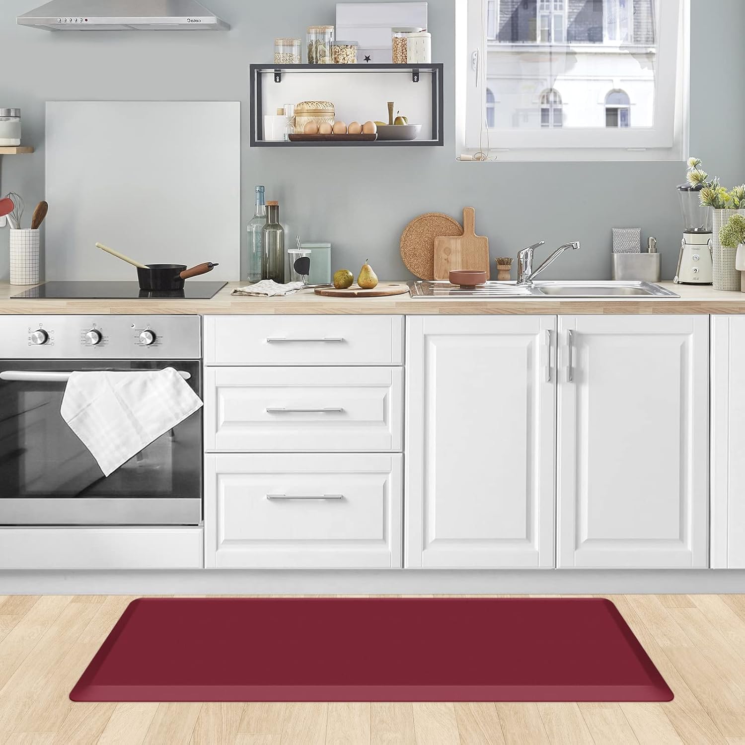 KitchenClouds Kitchen Mat Cushioned Anti Fatigue Rug 17.3