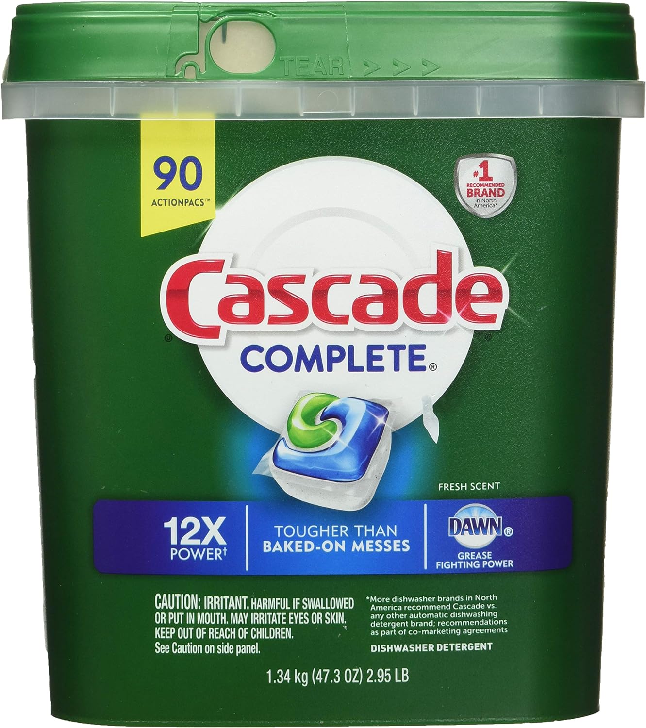 Cascade Complete Dishwasher Pods - Fresh Scent ActionPacs, 78 Count