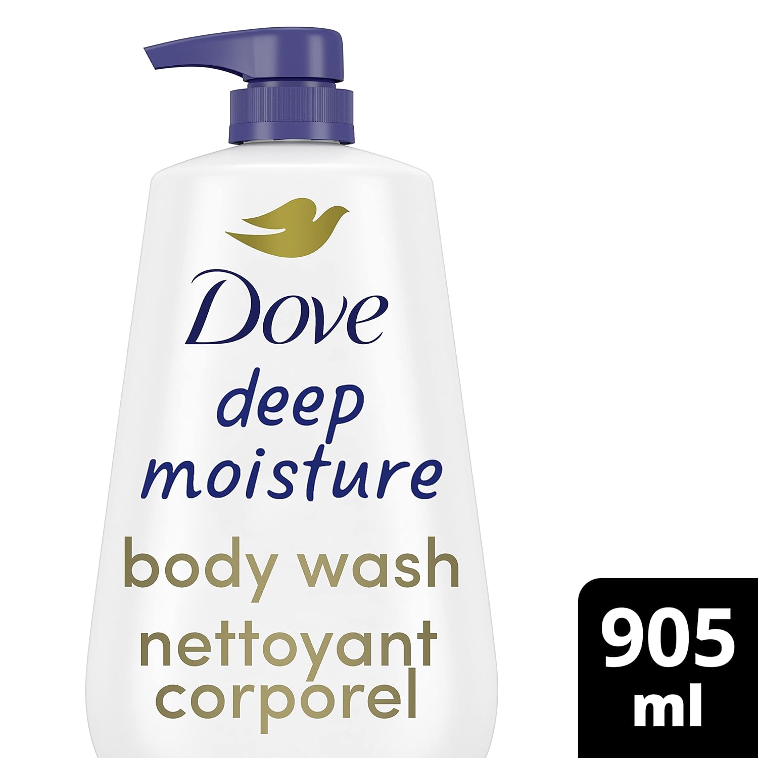 Dove Body Wash with Pump Deep Moisture For Dry Skin Moisturizing Skin Cleanser with 24hr Renewing MicroMoisture Nourishes The Driest Skin 30.6 oz