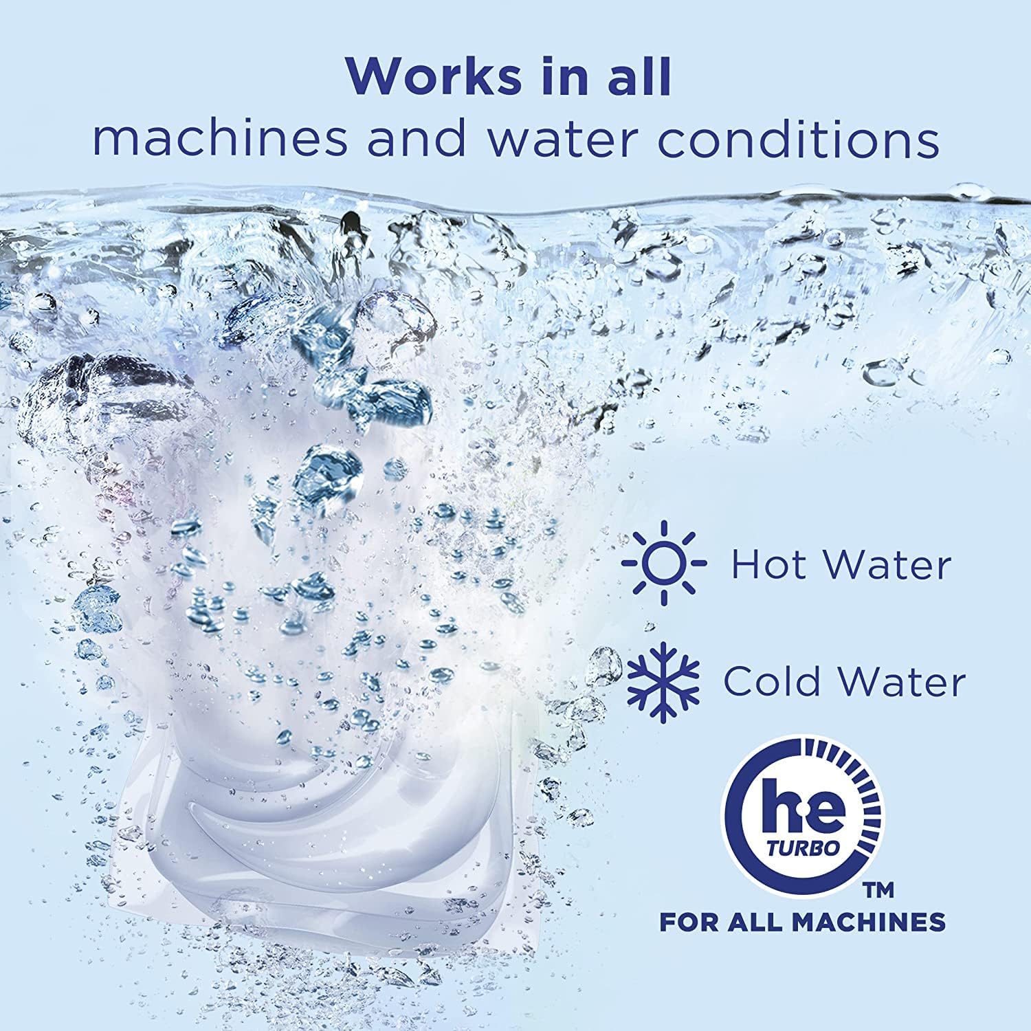 Tide Hygienic Clean Heavy 10x Duty Power PODS Laundry Detergent Pacs For Visible and Invisible Dirt, Spring Meadow Scent, 45 Count