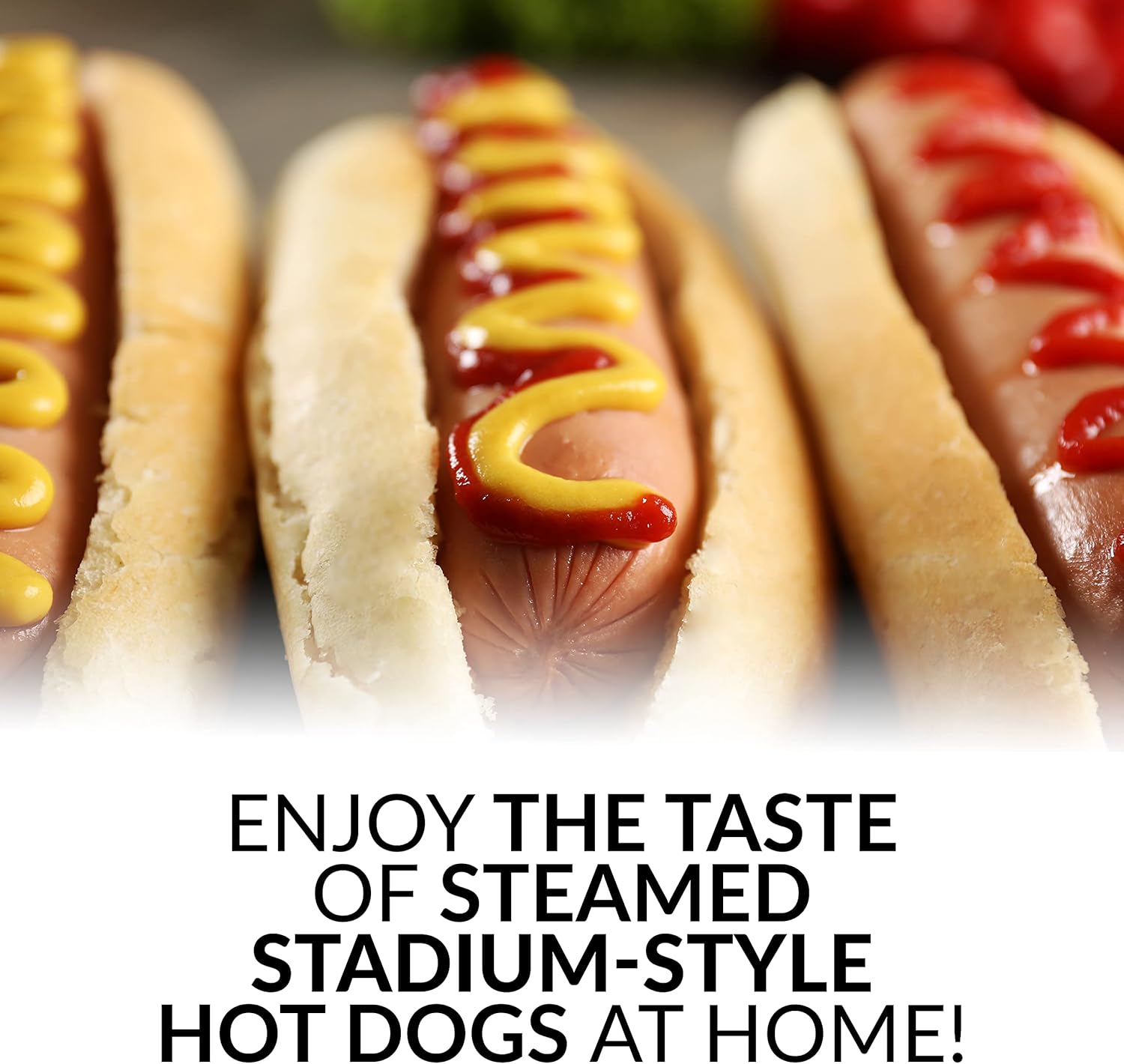 Nostalgia Extra Large Diner-Style Coca-Cola Hot Dog Steamer and Bun Warmer, 24 Hot Dog and 12 Bun Capacity, Steam Bratwursts, Sausages, Vegetables, Fish, Dumplings, Red