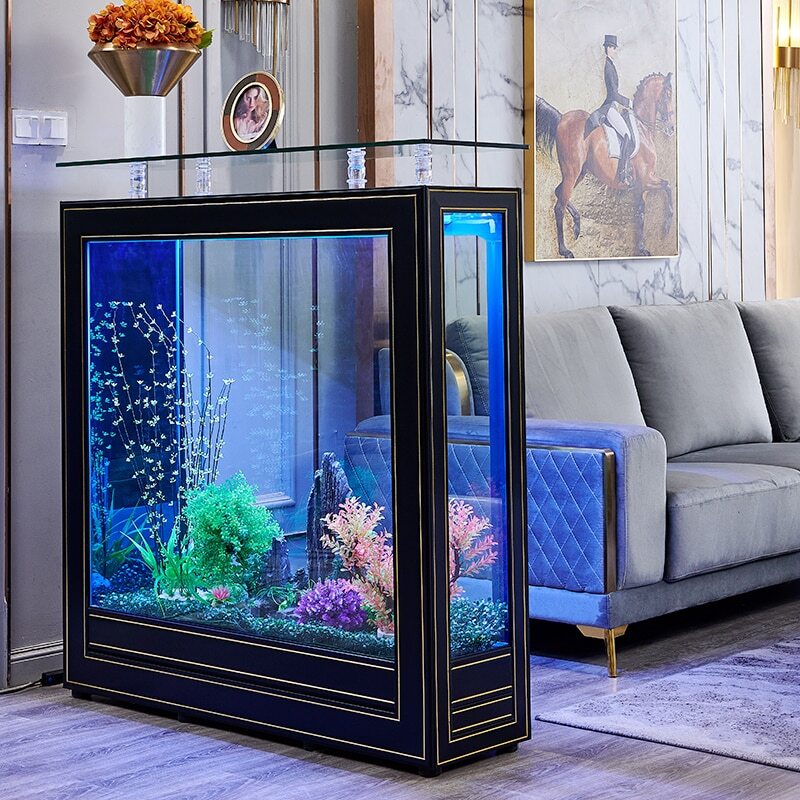 🌈Light Luxury Floor Standing Aquarium🐠